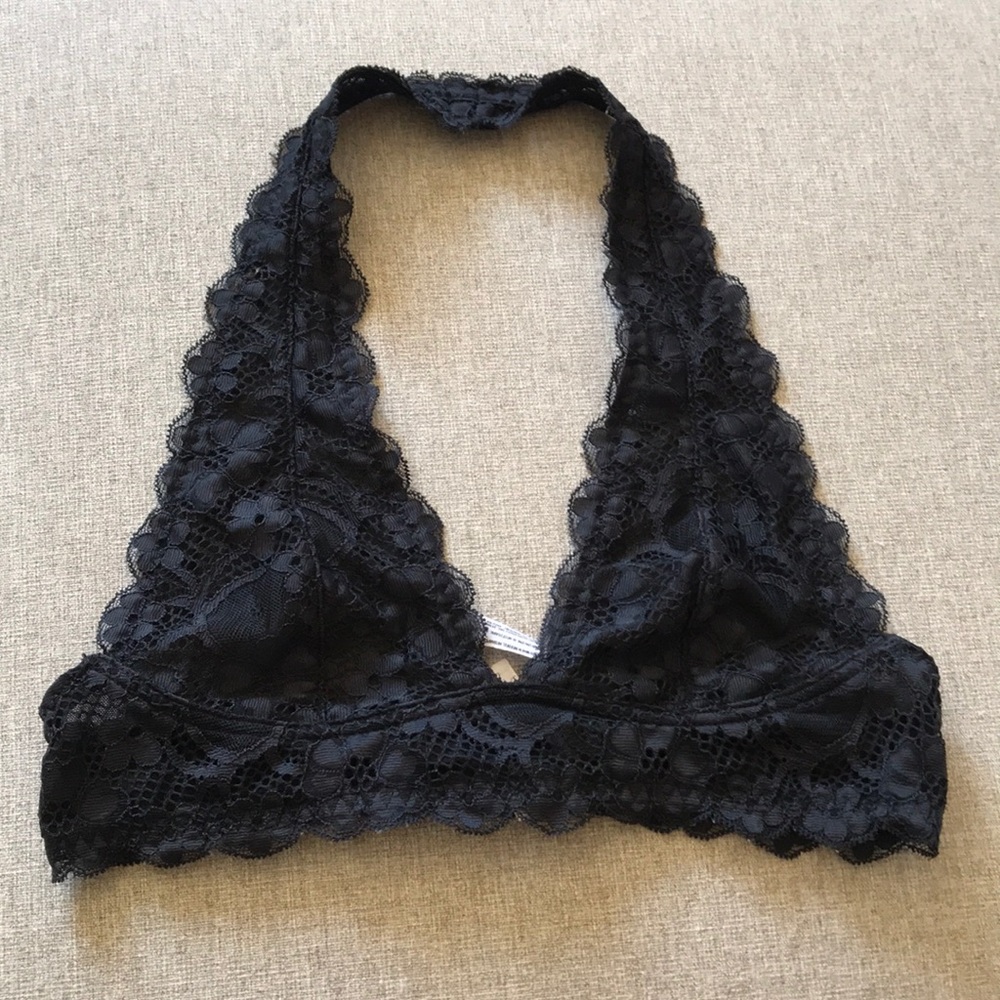 Free People navy bralette